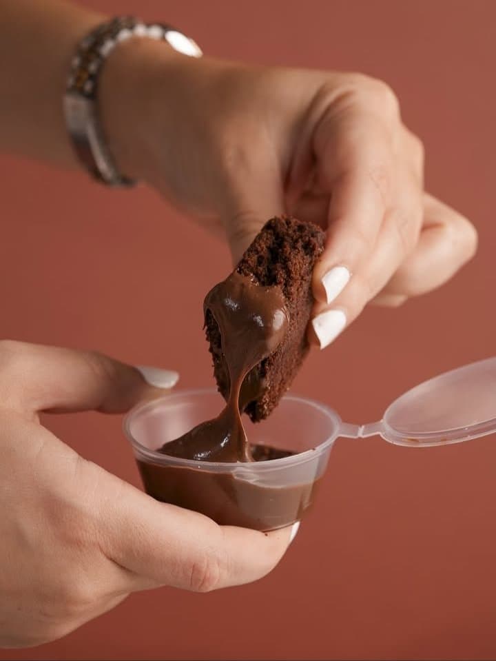 Brownie & sauce chocolat